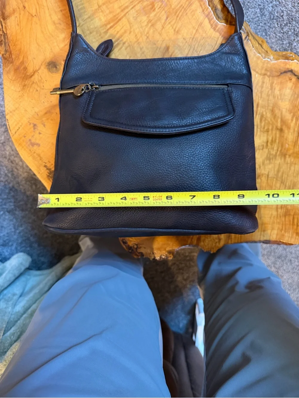 Vintage Fossil 1954 Chocolate Brown Leather Shoulder Bag Purse 75082 Y2K
